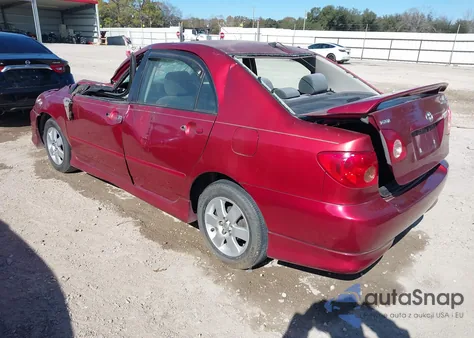 2008 Toyota Corolla S from USA, damaged, VIN 1NXBR32EX8Z017705